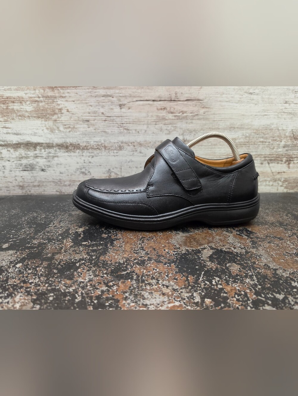 Mens Dr. Comfort Frank Oxford Shoes Sz 10 W Wide Black VGC 6210
